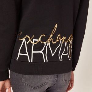 METALLIC HEM PRINT ZIP-UP HOODIE